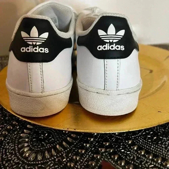 GIRLS ADIDAS SUPERSTAR SNEAKERS SIZE 2.5 M ORTHOLITE - Picture 11 of 13